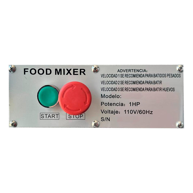 Batidora 30l Uso Silencioso, Sin Vibracion Accesorios Incl. - Gris