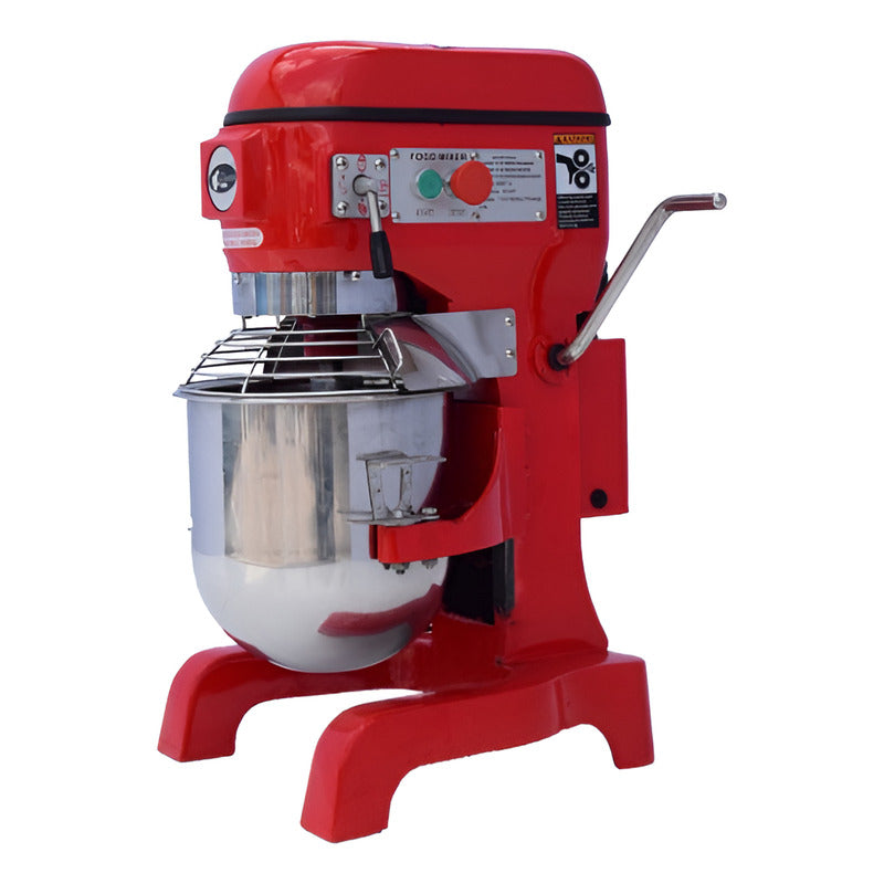 Batidora 7l Uso Silencioso, Sin Vibracion Accesorios Incl. Rojo 60 Hz