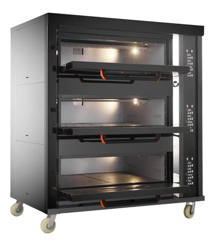 Horno Profesional 6 Charolas La Tahona Acero Inox