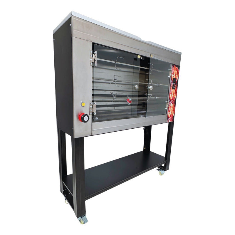 Rosticero 27 Pollos Con Base Marca Hoffman