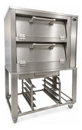 Horno Para Pan 2 Charolas Acero Inoxidable Exterior Gris
