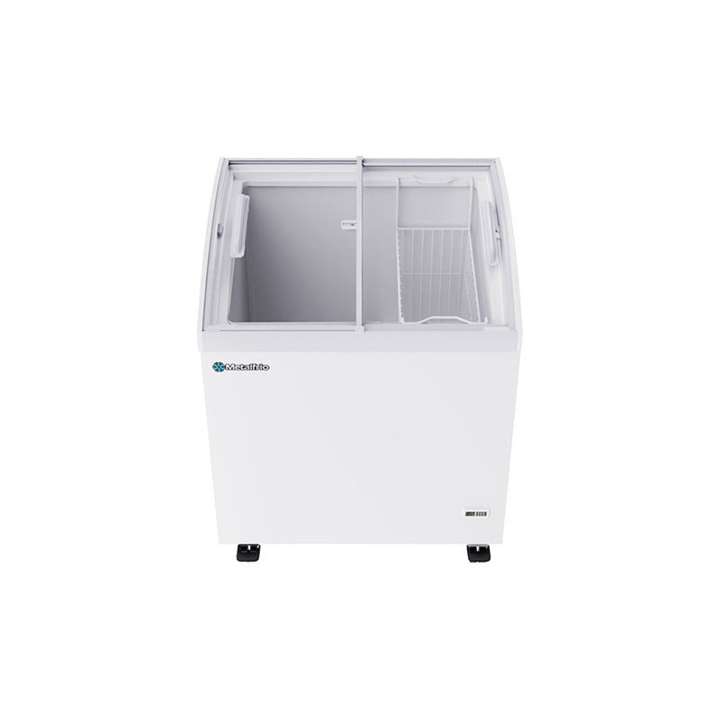 Congelador Paletero Horizontal Metalfrio Chc200 -22°a -18 °c Color Blanco
