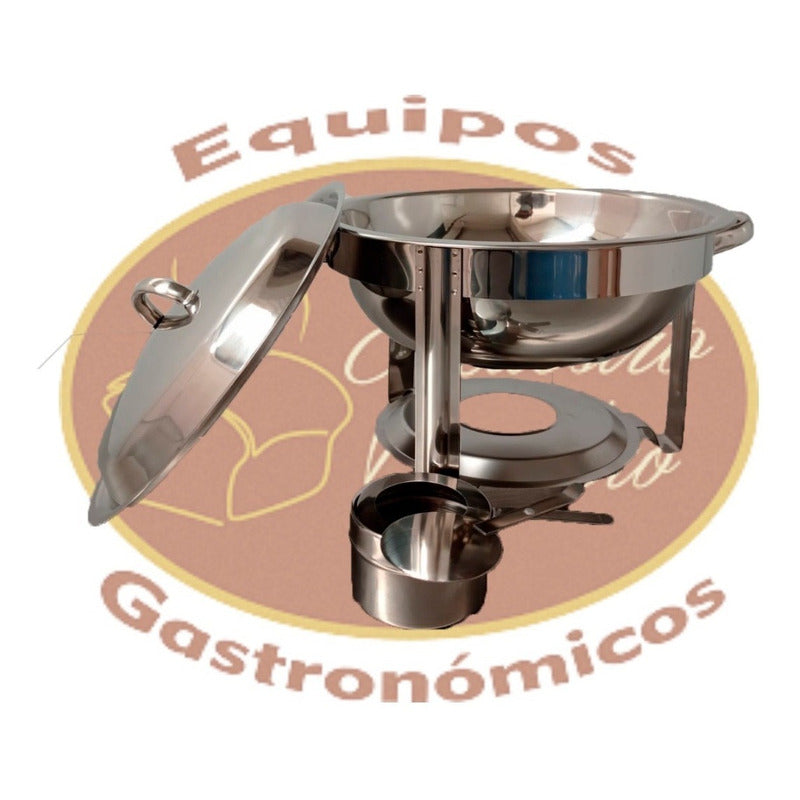 Chaffer Bufetera Redondo 5l Acero Inox