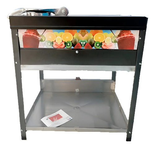 Triturador De Hielo Raspas Mesa Negro