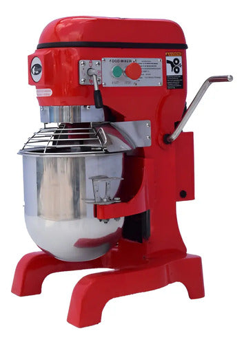 Batidora 10l Uso Silencioso, Sin Vibracion Accesorios Incl. Rojo 60 Hz