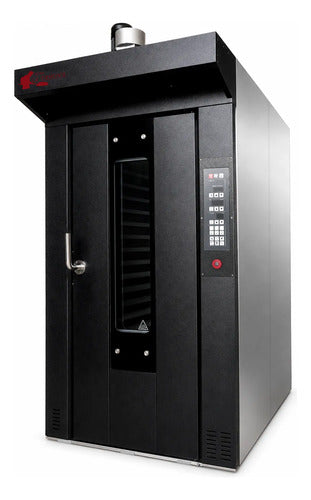 Horno De Convección Giratorio 18 Charolas Negro