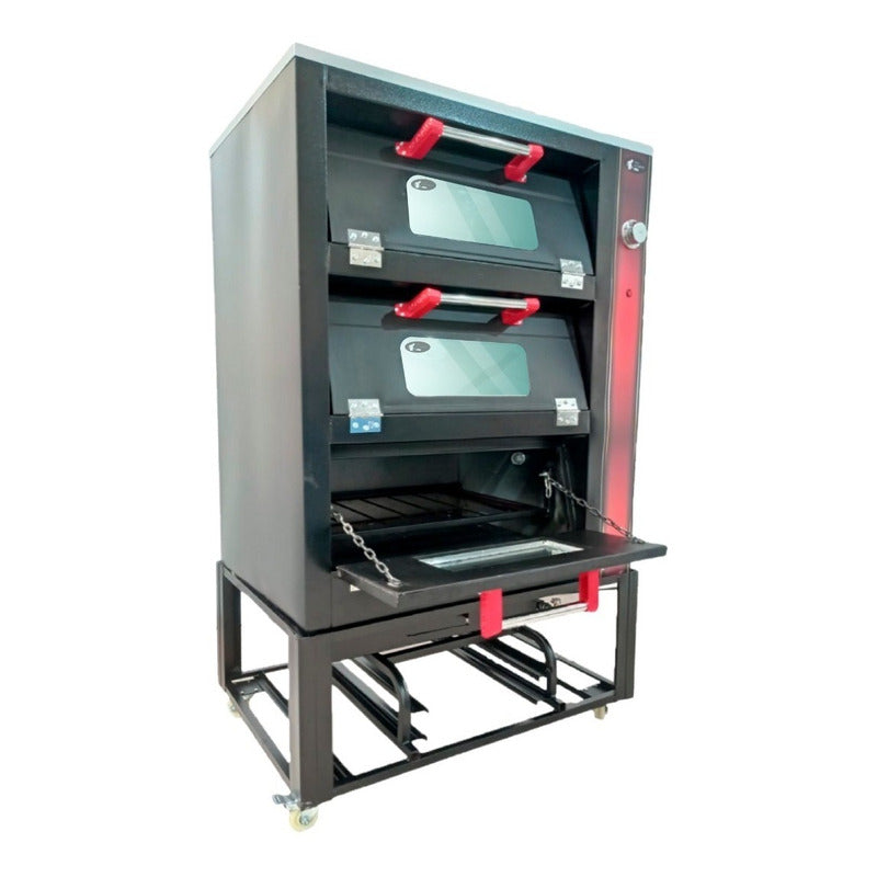 Horno Para Pan 3 Charolas C/cristal ¡ Accesorios Regalo !