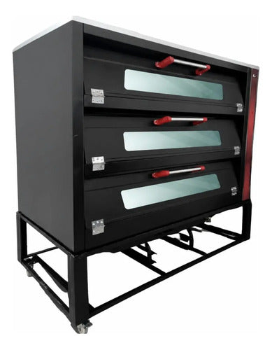 Horno Para Pan 9 Charolas C/cristal Accesorios Incl.