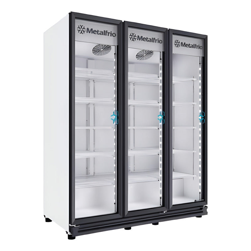 Enfriador Vertical 3 Puertas 66 Pies ¡nuevo Ahorrador! Blanco