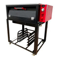Horno P/ Pizza 2 Charolas S/cristal ¡ Gratinador Incluido Negro
