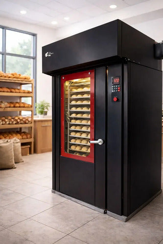 Horno De Convección Giratorio De 36 Charolas Negro