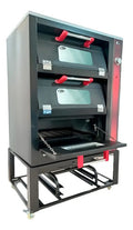 Horno Para Pan 3 Charolas C/cristal-vapor Accesorios Regalo