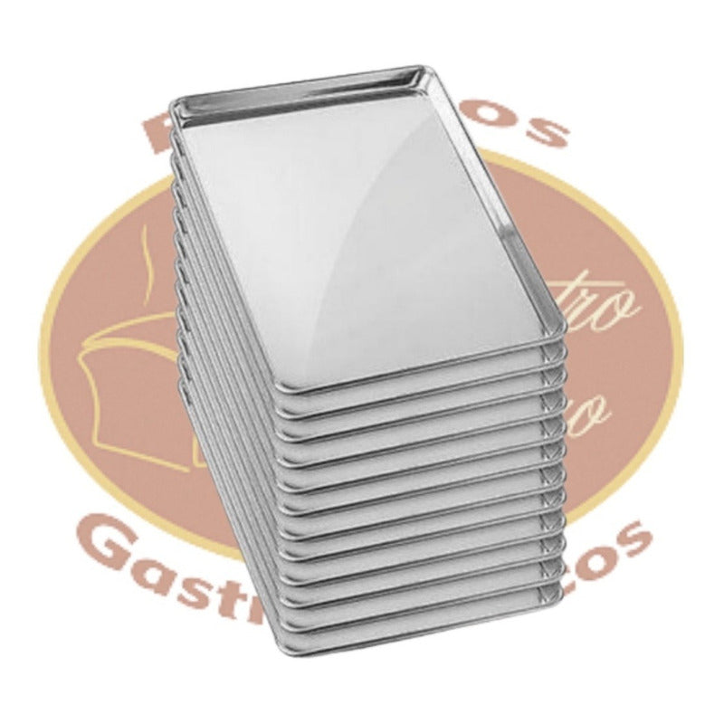 Charola 45x65 Zintroalum Para Panaderia 10 Pzas