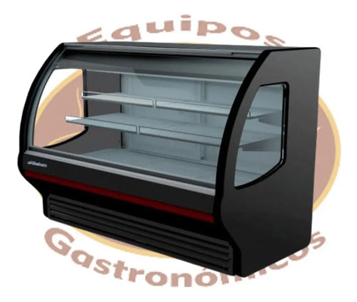 Vitrina Pasteles 1.5 Metros Cristal Curvo ¡nuevo!