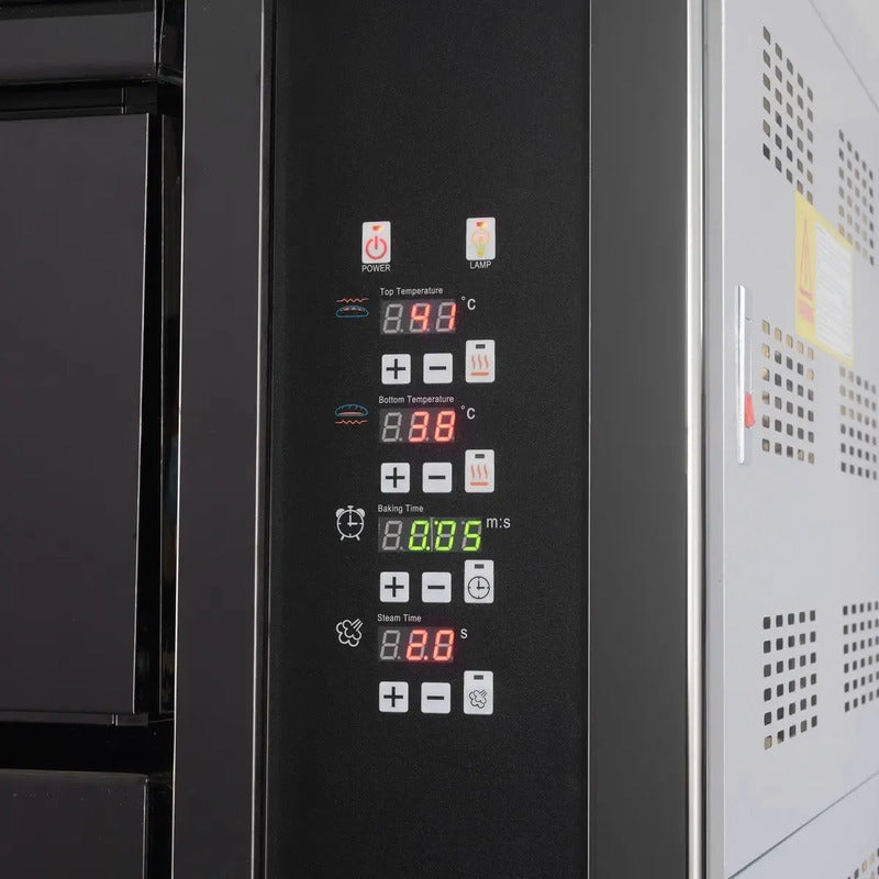 Horno Profesional 6 Charolas La Tahona Acero Inox Negro
