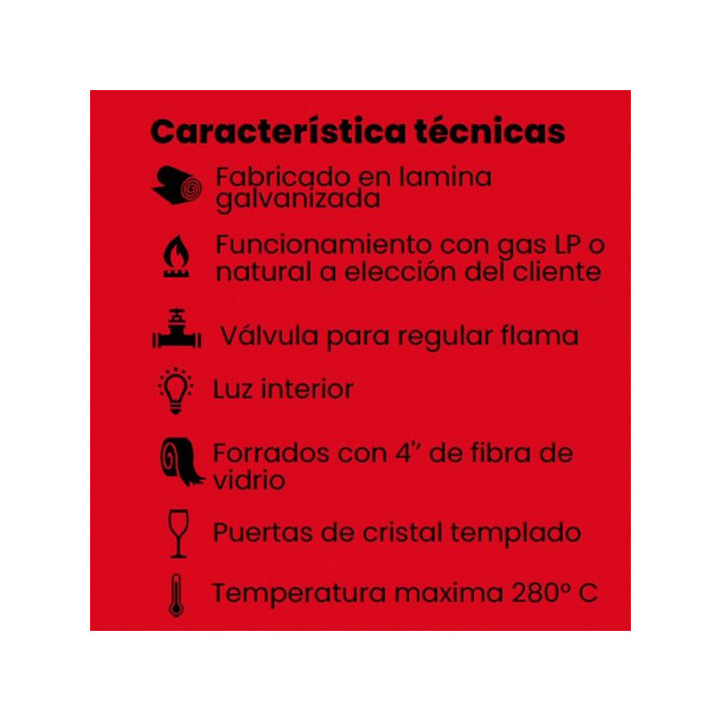 Horno Para Pan 6 Ch C/cristal ¡ Timer Y Regulador Regalo !