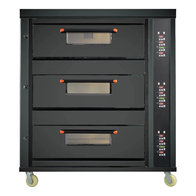 Horno Profesional 6 Charolas La Tahona Acero Inox Negro
