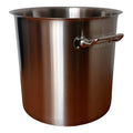 Olla Acero Inoxidable 17 L Con Tapa Calibre 14 Diámetro 30 Cm La Estufita Gris