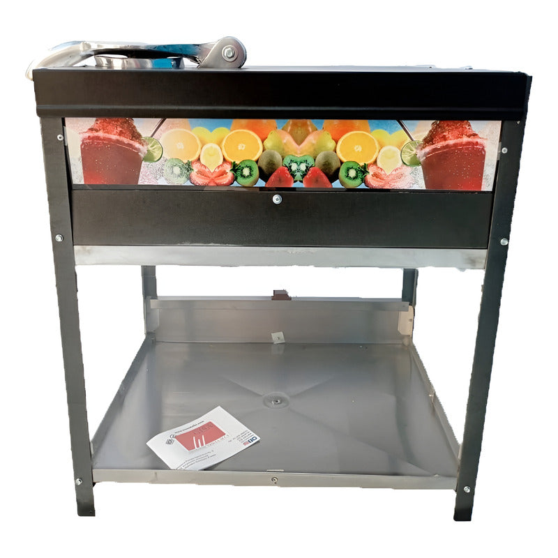 Triturador De Hielo Raspas Mesa Negro