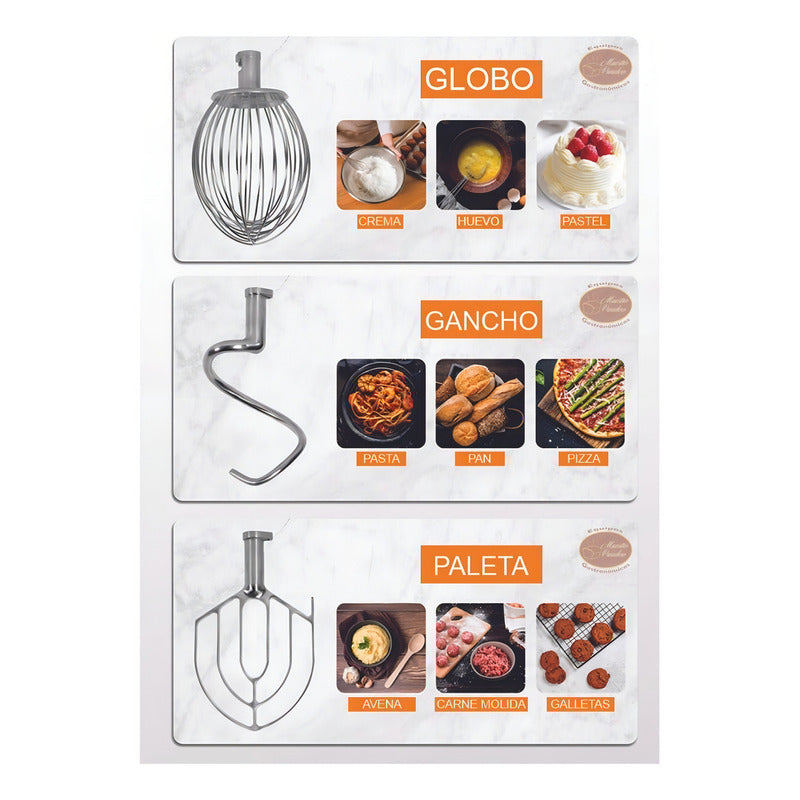 Batidora De Pedestal La Tahona Bmp Bmp30 Gris 127 v