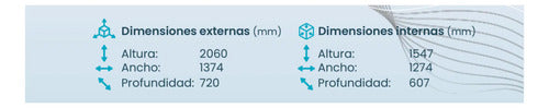 Enfriador Vertical 2 Puertas 42 Pies ¡nuevo Ahorrador!