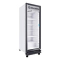 Enfriador Vertical 1 Puerta 21 Pies Cristal Corrido Nuevo Blanco