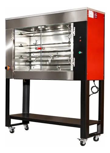 Rosticero 27 Pollos Con Base Marca Hoffman