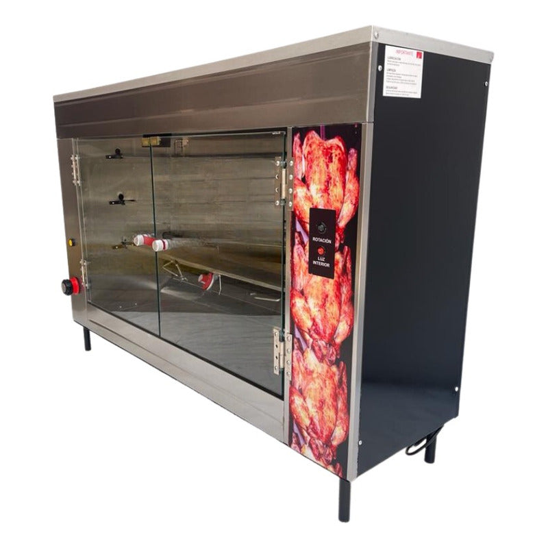 Rosticero 27 Pollos Sin Base Marca Hoffman