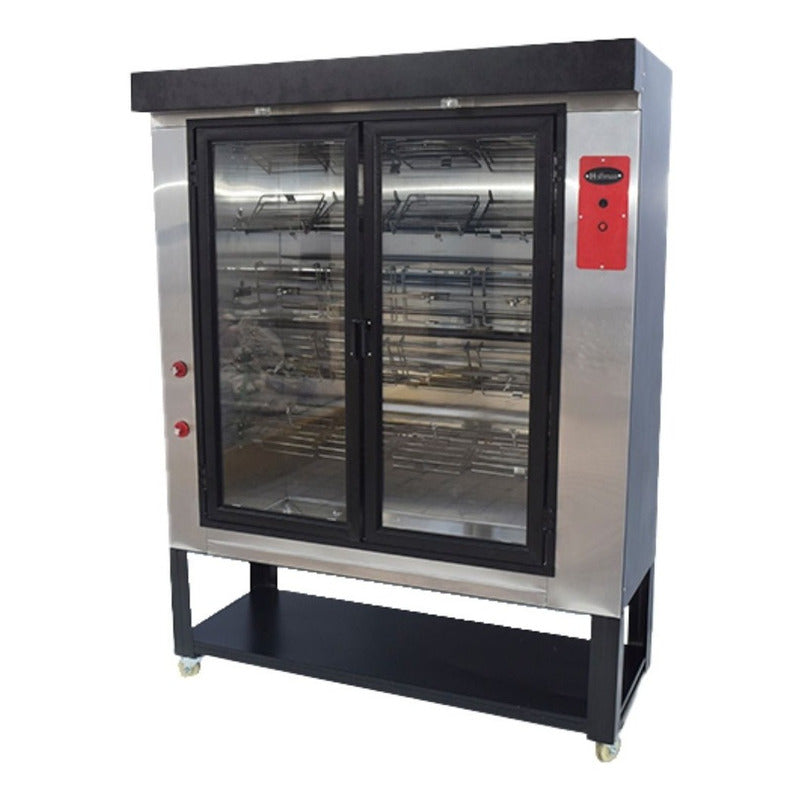 Rosticero Tipo Ranchero 20 Pollos  Marca Hoffman Msi