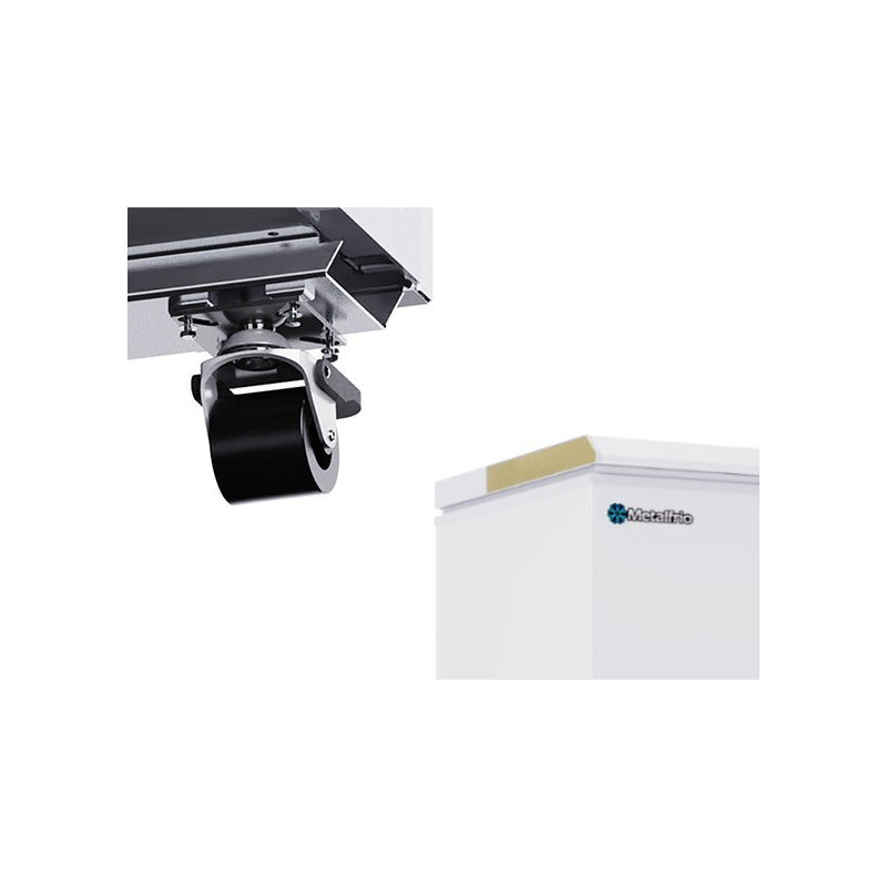 Congelador Tapa Cofre Horizontal 2 Metros Metalfrio Cpc25 Color Blanco