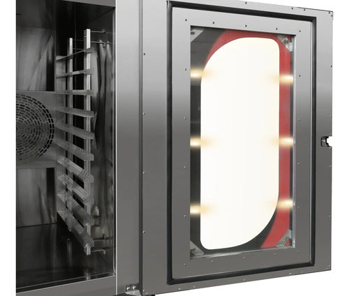 Horno De Convección Estático 10 Charolas Con Base Negro