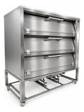 Horno Para Pan 9 Charolas Acero Inoxidable Exterior Gris