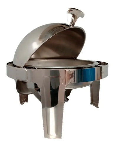 Chaffer Bufetera Redondo Manija Premium 6.7l Acero Inox