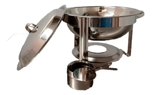 Chaffer Bufetera Redondo 5l Acero Inox