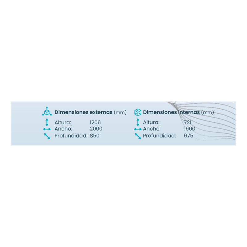 Vitrina Pasteles 2.00 Metro Cristal Curvo ¡nuevo!