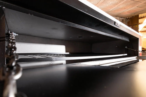 Horno Para Pizza 3 Charola C/ Cristal ¡ Timer De Regalo !