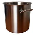 Olla Acero Inoxidable La Estufita 70 Litros Con Tapa Para Cocina Gris