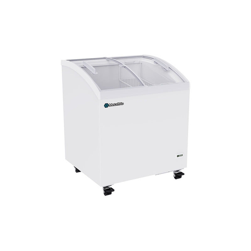 Congelador Paletero Horizontal Metalfrio Chc200 -22°a -18 °c Color Blanco