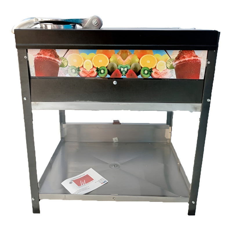 Triturador De Hielo Raspas Mesa Color Negro