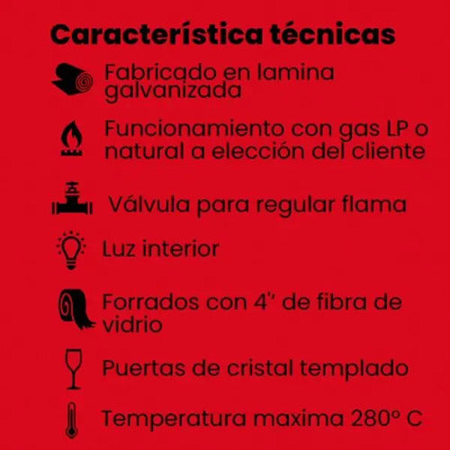 Horno Para Pan 4 Ch C/cristal Accesorios Incl.