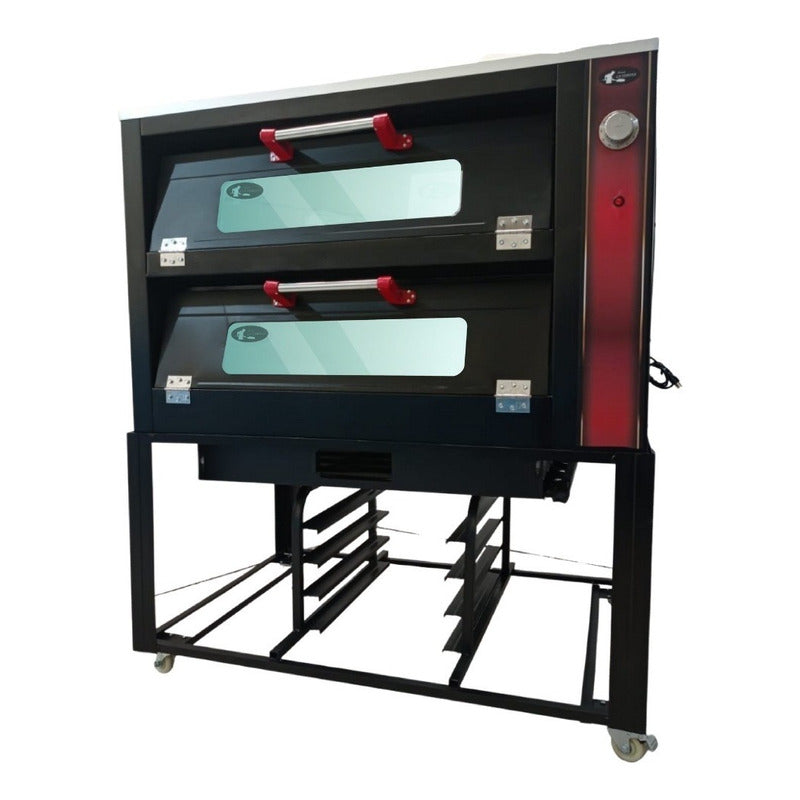 Horno Para Pan 4 Charolas C/cristal-vapor Accesorios Regalo