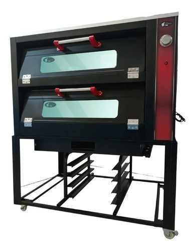 Horno Para Pan 4 Charolas C/cristal-vapor Accesorios Regalo