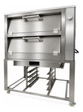 Horno Para Pan 4 Charolas Acero Inoxidable Exterior Gris