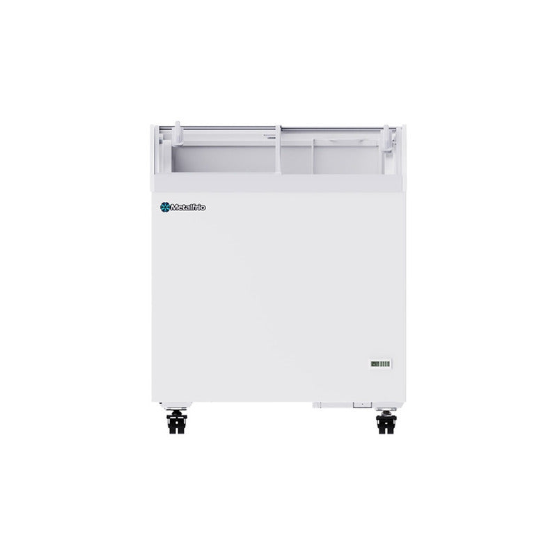 Congelador Paletero Horizontal Metalfrio Chc200 -22°a -18 °c Color Blanco