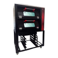 Horno Para Pan 2 Charolas C/cristal-vapor Accesorios Negro