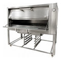 Horno Para Pan 6 Charolas Acero Inoxidable Exterior Gris